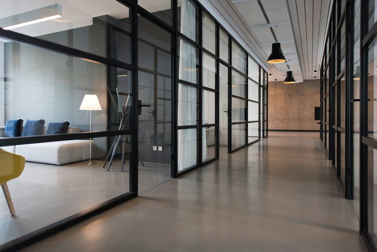 Modern commercial interior ready for client handover